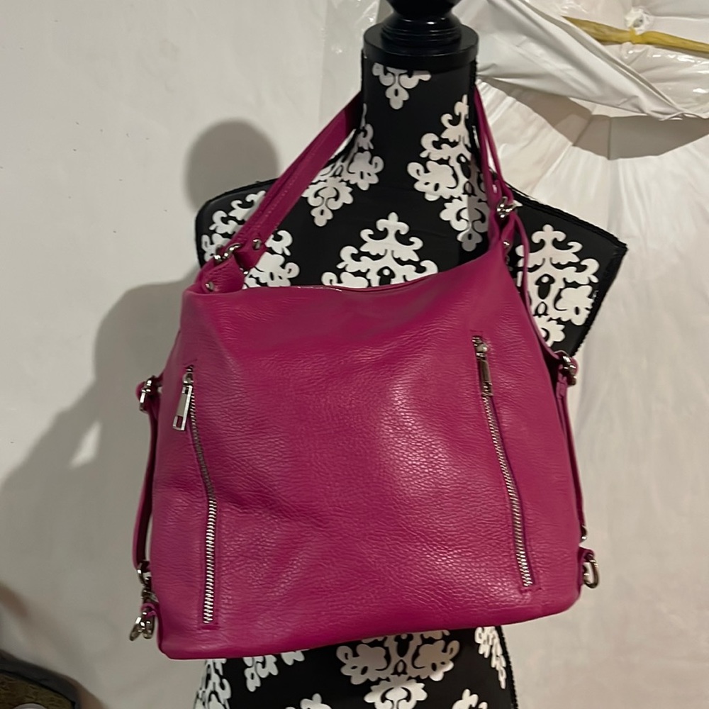 Genuine Italian leather purse/backpack
